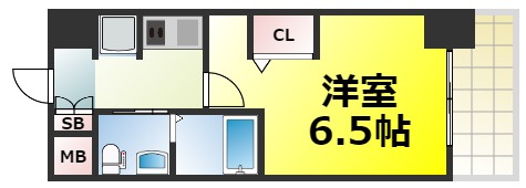 【間取り】 | エステムコート難波WEST-SIDE IV ザ・フォース 仲介手数料無料