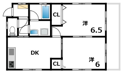 アベニールⅠの間取り