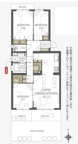 【間取り】 | パークシティ鴻巣赤見台エステート3号棟