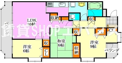 【間取り】 | ＬＥＯ拾八番館