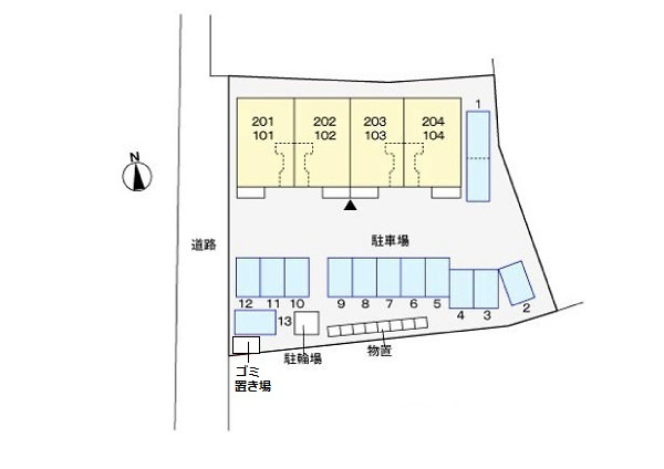 アルド－ルの区画図