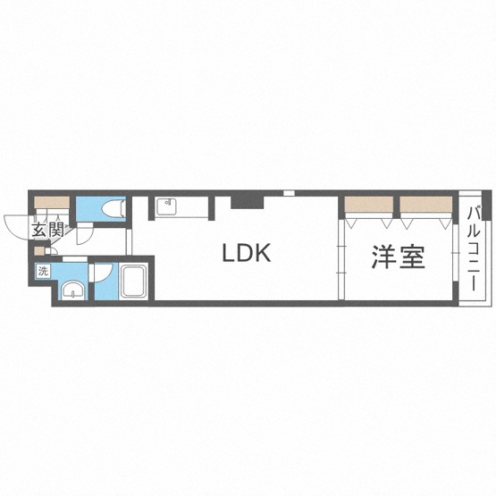 【間取り】 | ブラービ南船場