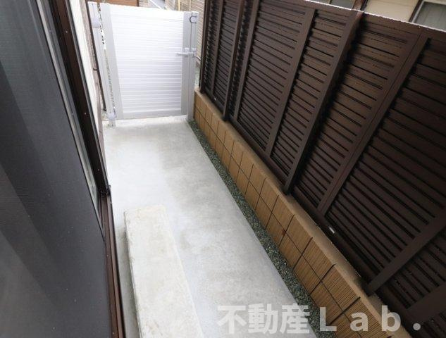 D－ROOM西熊本駅のバルコニー