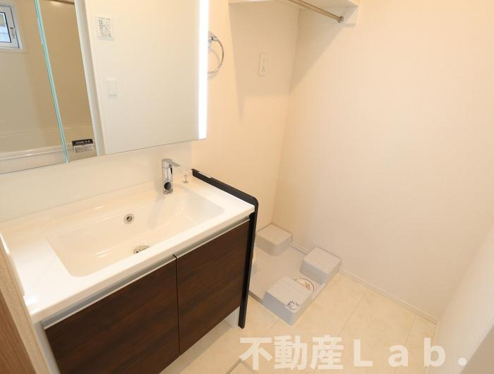 D－ROOM西熊本駅の洗面所