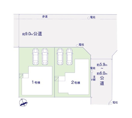 福岡市南区皿山3丁目第3-2棟（1号棟）の間取り
