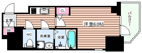 【間取り】 | エスリードザ・グラン天六