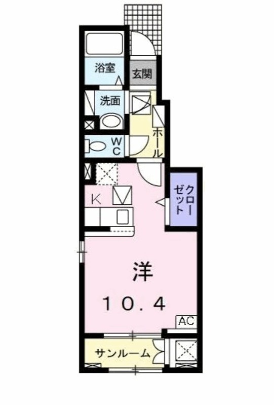 グリーンハイムゼロ１の間取り