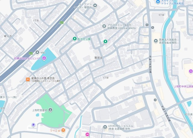 ●29(土)30(日)現地説明会！　北葛城郡上牧町服部台　第2期　新築一戸建ての地図