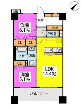 【間取り】 | DIA　CAFUNE