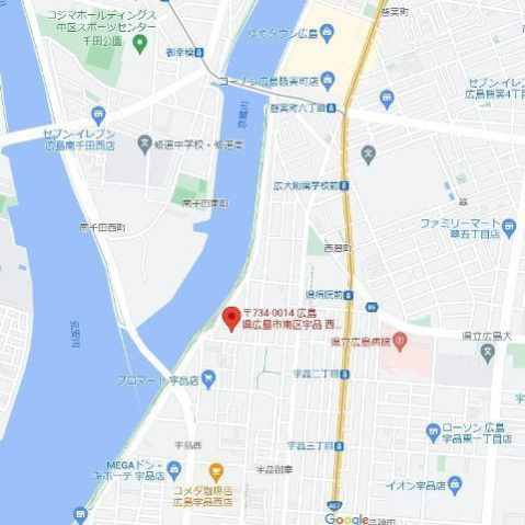 ＢＡＹＳＩＡ宇品の地図