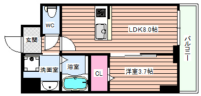 【間取り】 | GRAN PASEO 江坂