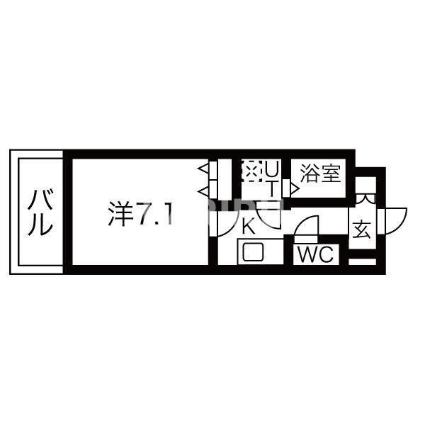 シャルールメゾン桃谷の間取り
