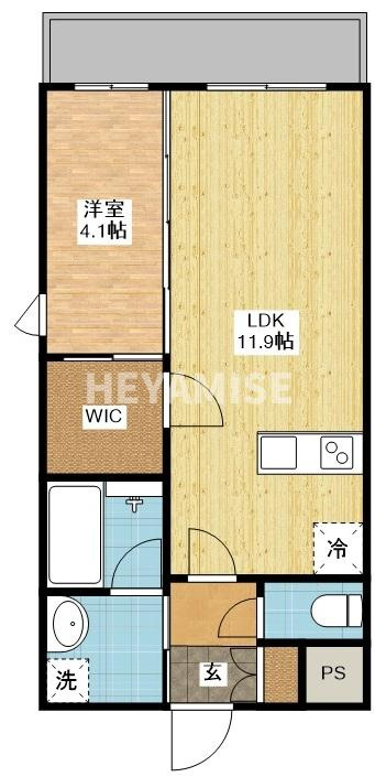 ヴィオラ本河内の間取り