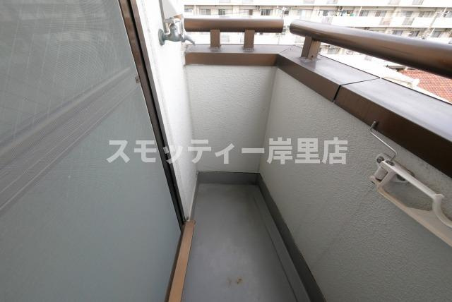 シャトレーヌ北島のバルコニー