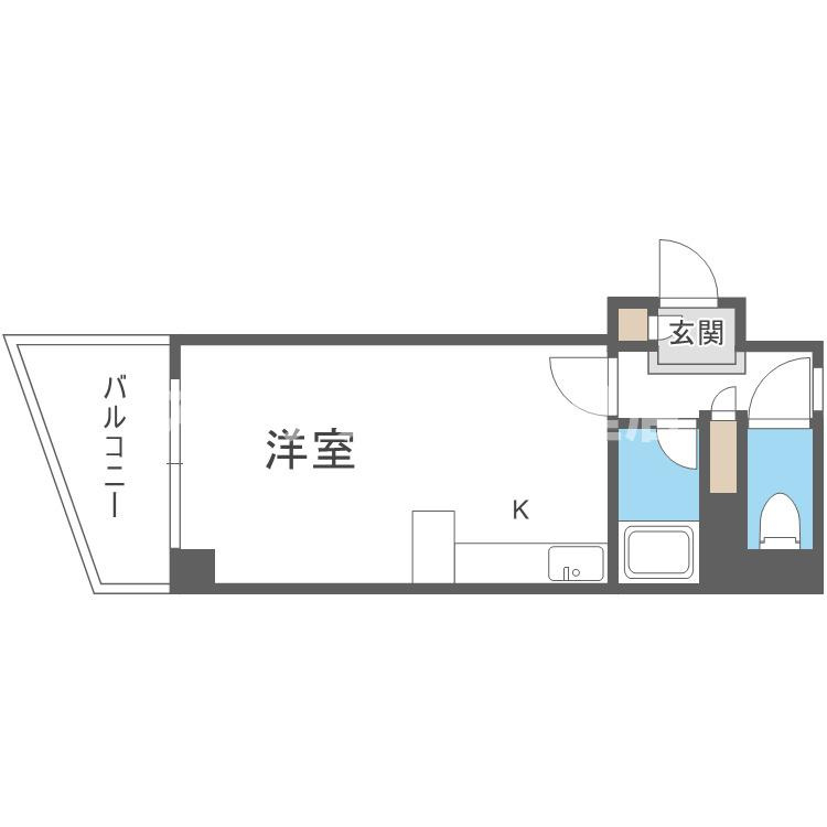 シャトレーヌ北島の間取り