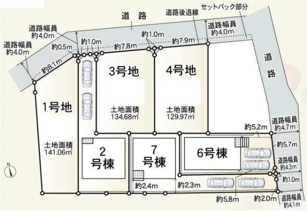 【区画図】 | 葵区新伝馬第3　新築戸建　2号棟