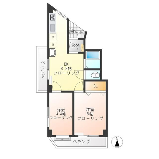 【間取り】 | 千歳スカイマンション
