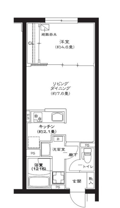 ジェノヴィア池袋の間取り