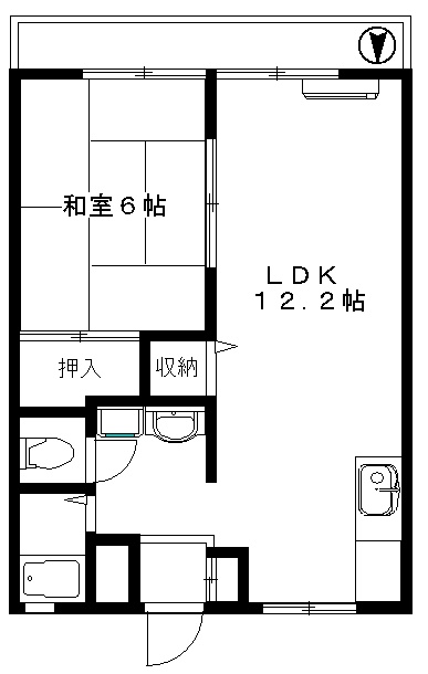 サンシティ塚越 の間取り