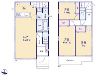 【区画図】 | 藤沢市葛原 新築戸建 全2棟