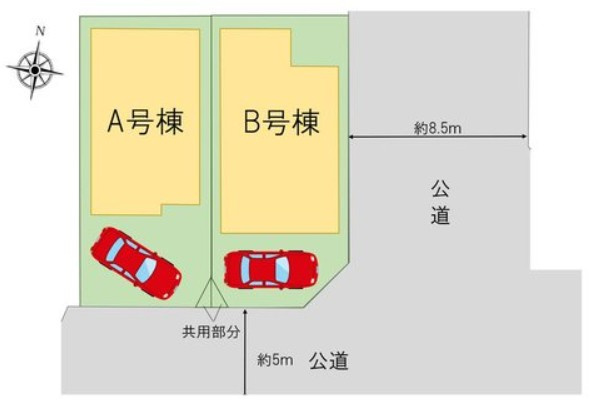 【区画図】 | 藤沢市葛原 新築戸建 全2棟