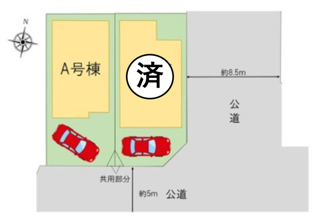 【区画図】 | 藤沢市葛原 新築戸建 全2棟