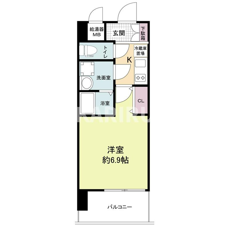 LIVE CASA城東中央の間取り