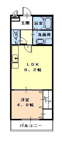 【間取り】 | フジパレス石津川WEST