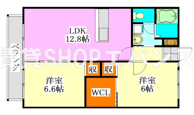 【間取り】 | ピアリⅣ