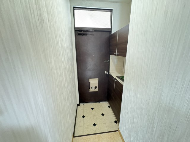 明石マンション　Ｂ棟の玄関
