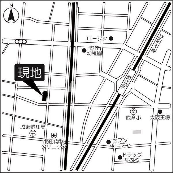 S-RESIDENCE野江の地図
