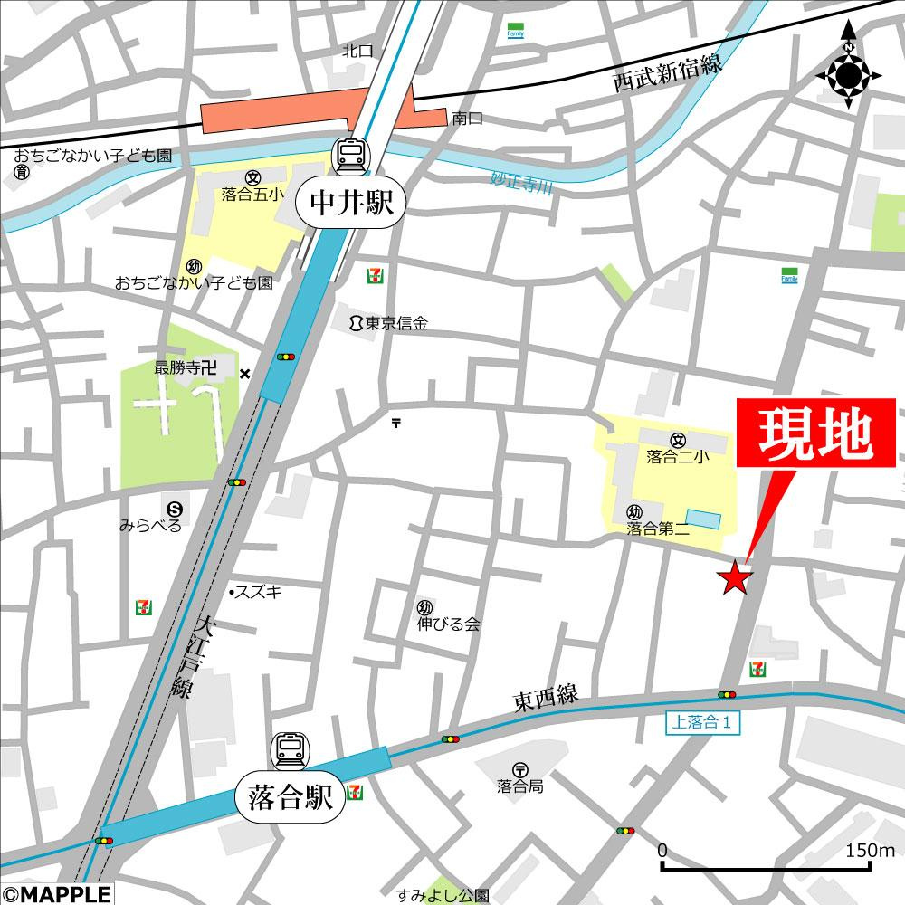 オークレール上落合の周辺