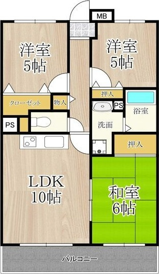 ストークコートの間取り