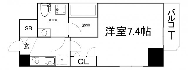 【間取り】 | ミュプレ北浜EAST