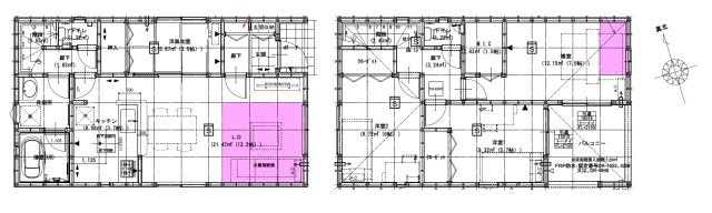 【間取り】 | 葵区新伝馬第3　新築戸建　6号棟