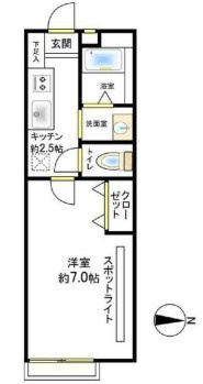 アクシス幕張の間取り