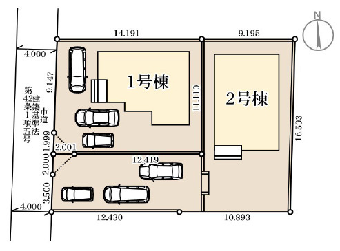 【区画図】 | Livele Garden.S　南沢又北川原第3　2号棟 | ★内覧予約でブランド米2kg★