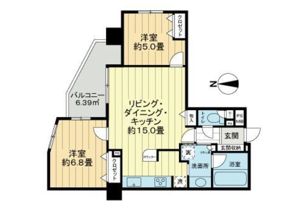 ライオンズシティ東陽町親水公園の間取り