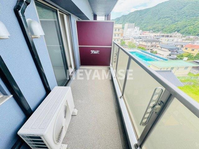 長崎市矢上町の賃貸マンションのバルコニー|※同物件反転タイプの写真でございます※現況を優先します※