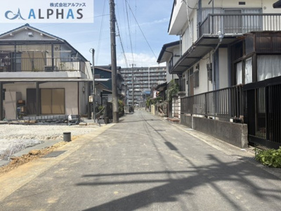 【前面道路含む現地写真】 | 明石市魚住町清水　新築戸建 | ■令和8年10月完成予定♪
■閑静な住宅街にある1区画♪