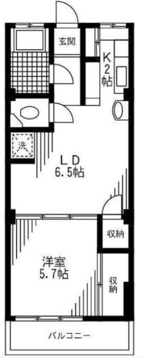都立大マンションの間取り