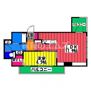 【間取り】 | Ｃｒｅｓｃｉ　ｌａ　Ｚｏｎａ | Ｃｒｅｓｃｉ　ｌａ　Ｚｏｎａの間取り