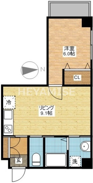 ビスタ長崎の間取り