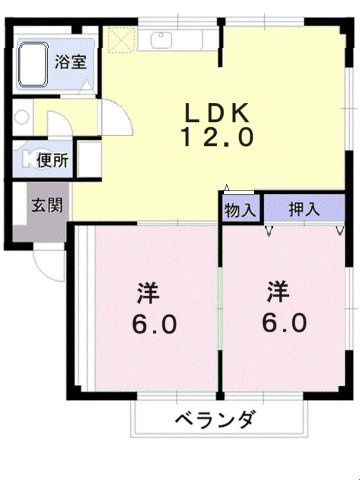 【間取り】 | サンハイツ３番館