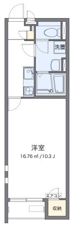 【間取り】 | クレイノサンセーズ | 代表的な間取のため実際の間取とは異なる場合があります