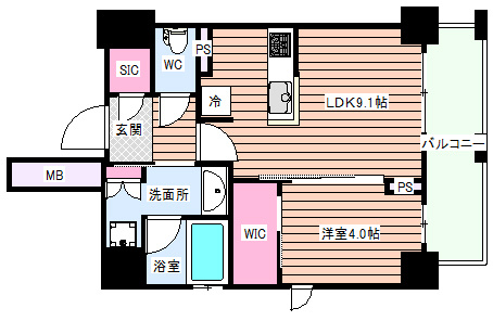 【間取り】 | サクラティアラ新梅田