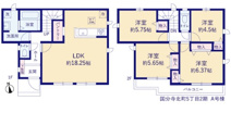 国分寺市北町５丁目　全１３棟　A号棟　仲介手数料無料の画像