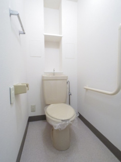 【トイレ】 | サンバレー第３ビル | 参考写真★トイレの背面には棚があり便利です★