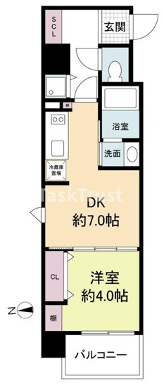 【間取り】 | S-FORT都島内代