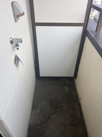 NYビルのバルコニー